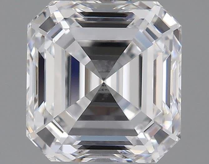 1.51ct D VS1 Rare Carat Ideal Cut Asscher Lab Grown Diamond