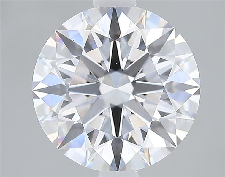 2.67ct D VS2 Rare Carat Ideal Cut Round Lab Grown Diamond