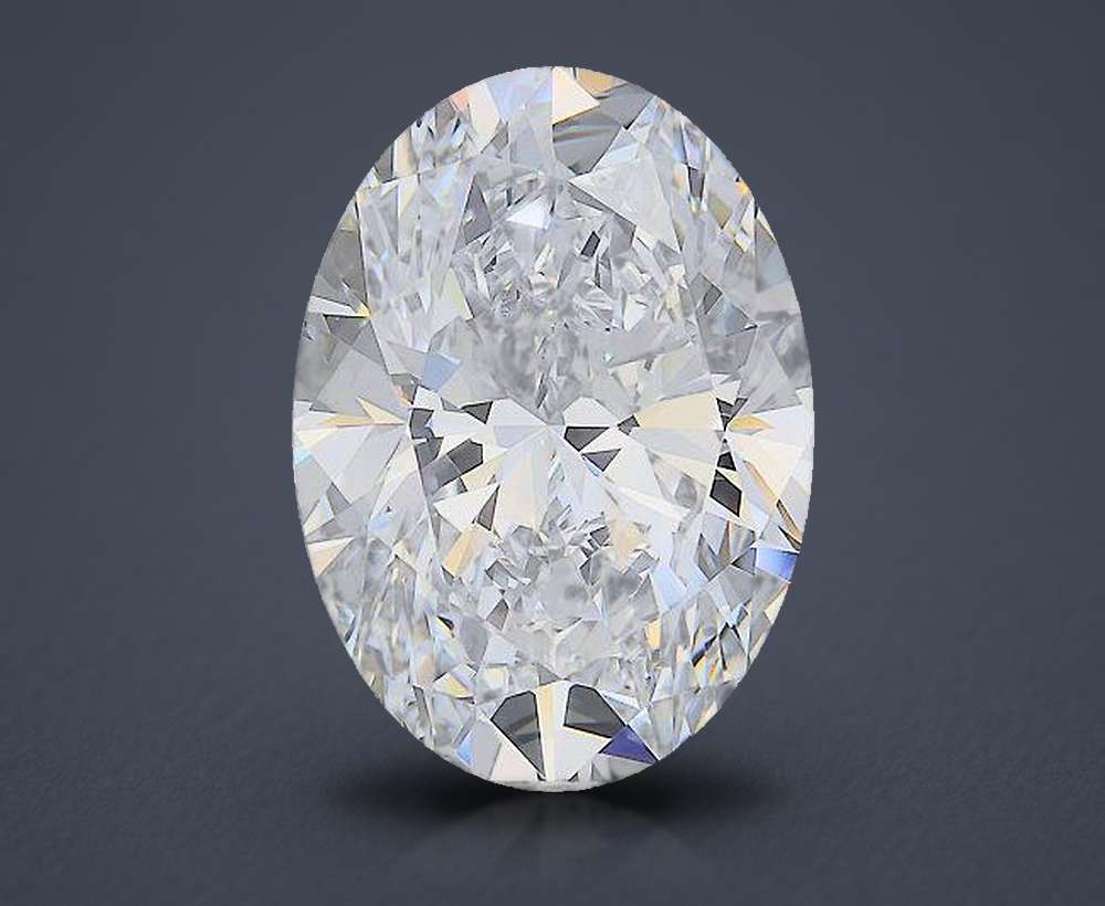 1.54 Carat Oval Lab Diamond