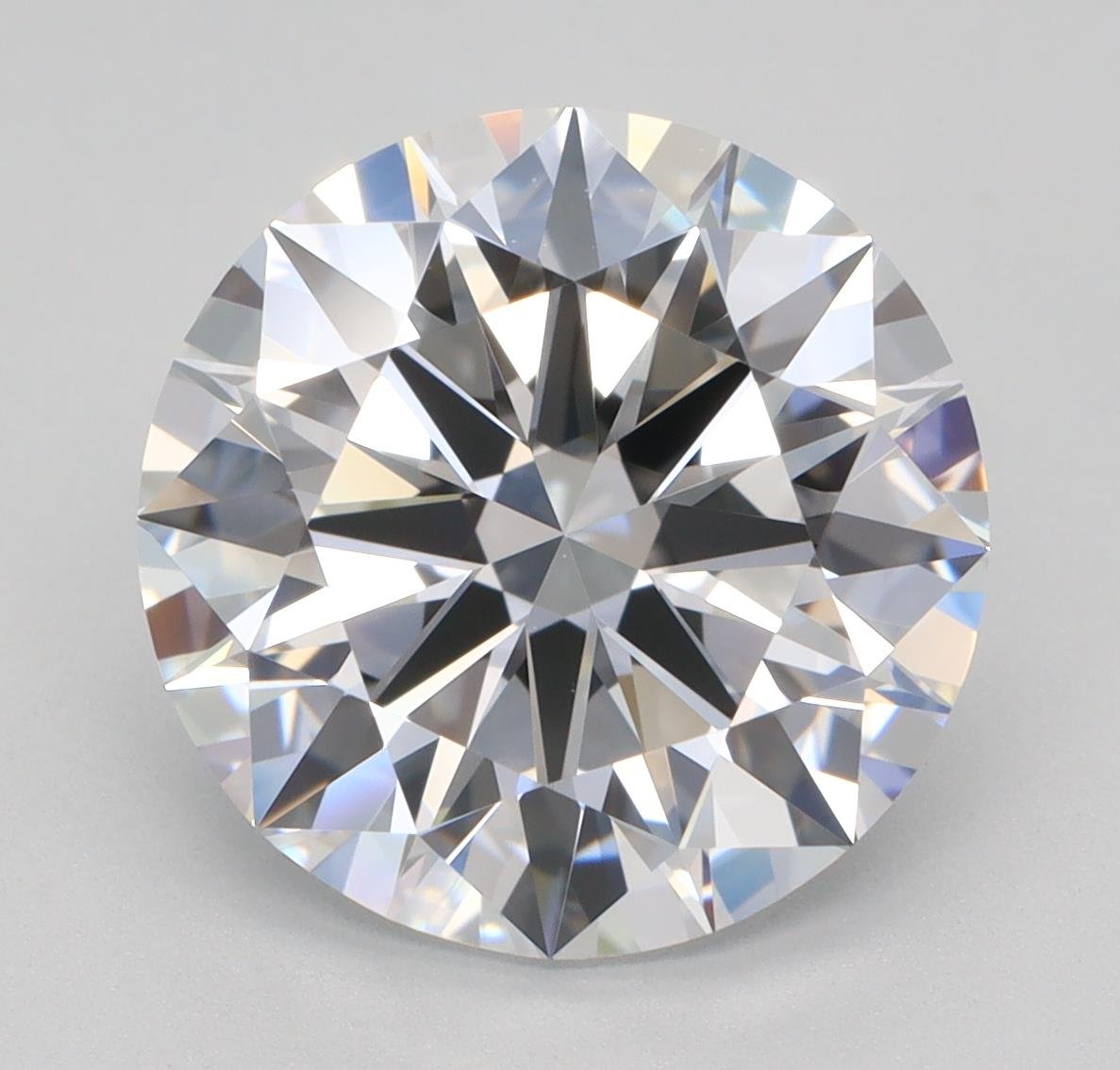 3.72ct D VVS2 Rare Carat Ideal Cut Round Lab Grown Diamond