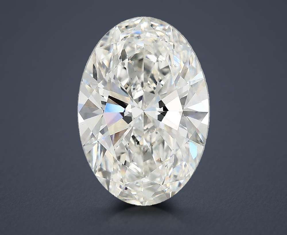 3.68 Carat Oval Lab Diamond