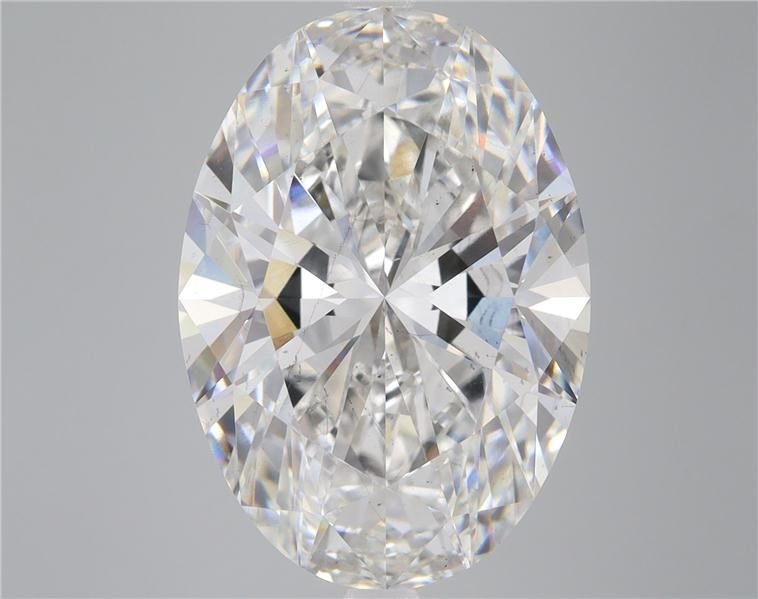 11.04ct F SI1 Rare Carat Ideal Cut Oval Lab Grown Diamond