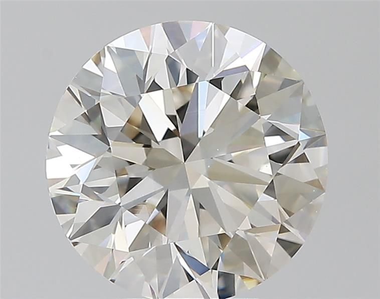 4.01ct K VS2 Excellent Cut Round Diamond