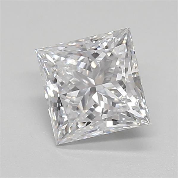 0.74ct D VVS2 Rare Carat Ideal Cut Princess Lab Grown Diamond