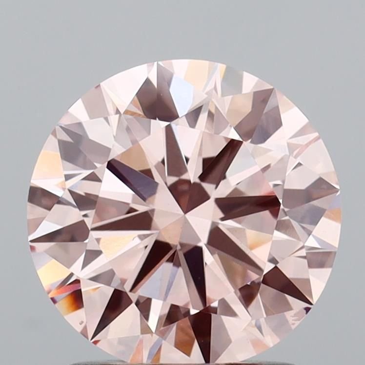 1.50 Ct. Fancy Intense Pink Round Lab Diamond