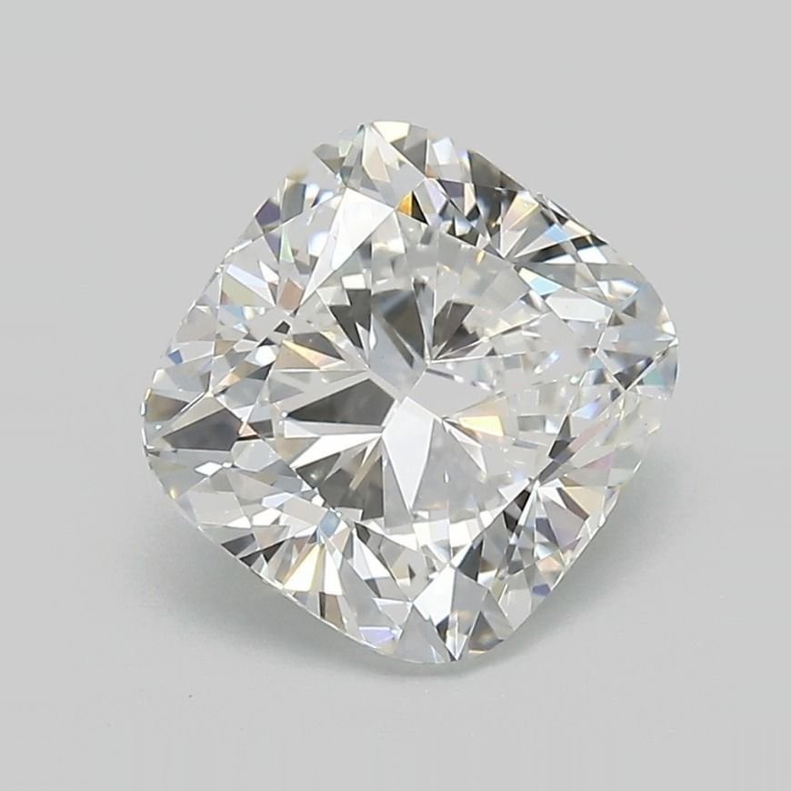 3.05ct E VVS2 Rare Carat Ideal Cut Cushion Lab Grown Diamond