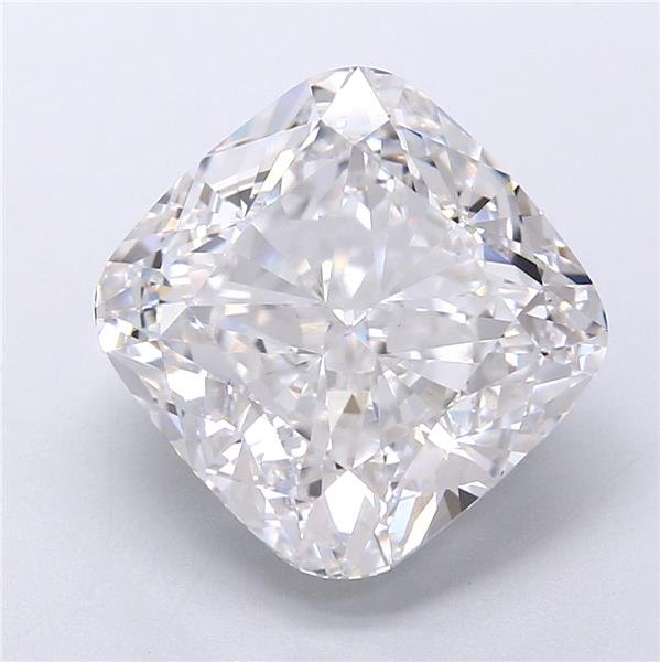 6.52ct D VVS2 Rare Carat Ideal Cut Cushion Lab Grown Diamond