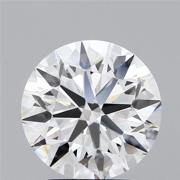 3.25ct G VS2 Excellent Cut Round Lab Grown Diamond