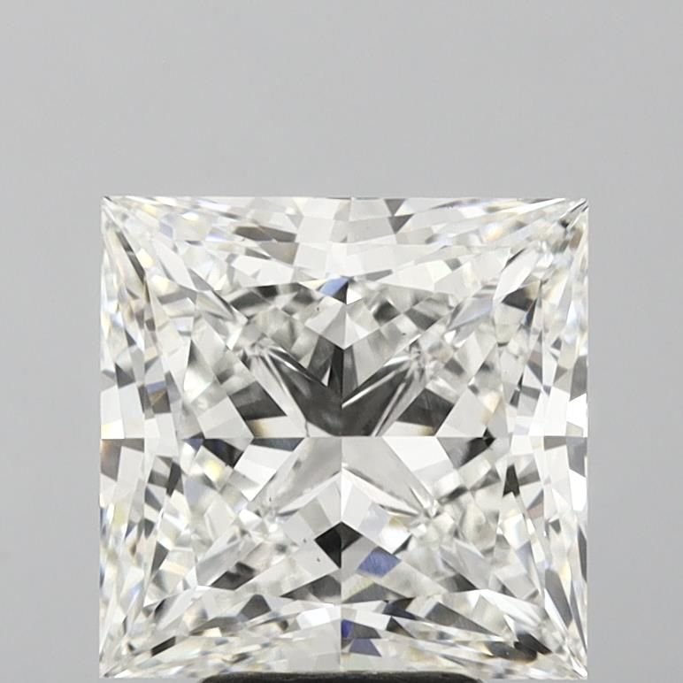 5.17ct G VS2 Rare Carat Ideal Cut Princess Lab Grown Diamond