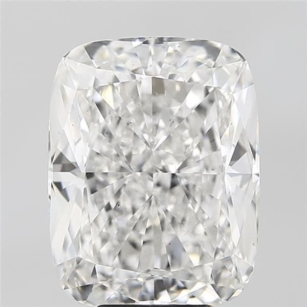 8.04ct F SI1 Rare Carat Ideal Cut Cushion Lab Grown Diamond