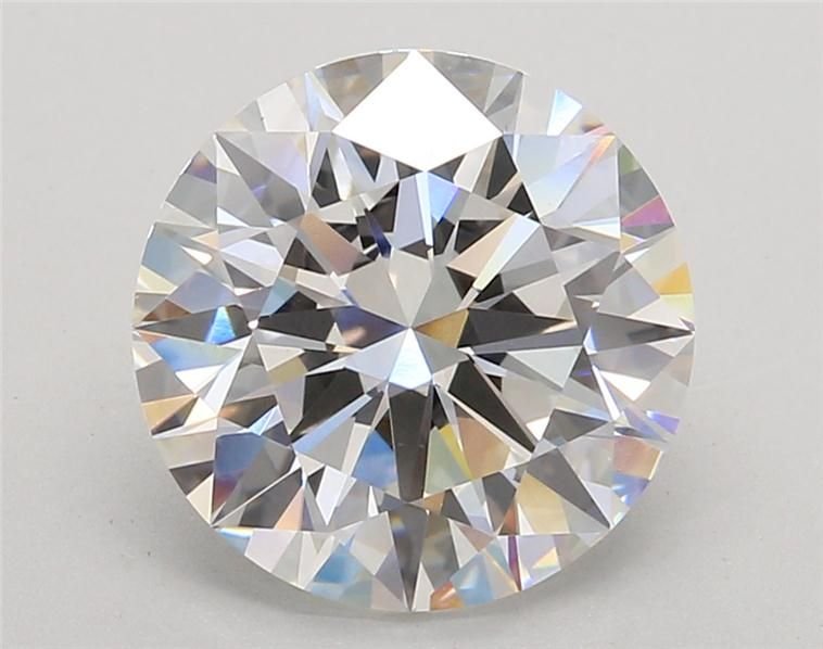4.07ct F VVS2 Rare Carat Ideal Cut Round Lab Grown Diamond