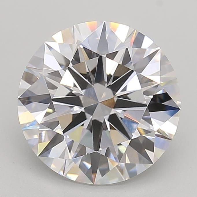 4.25ct E VVS2 Rare Carat Ideal Cut Round Lab Grown Diamond