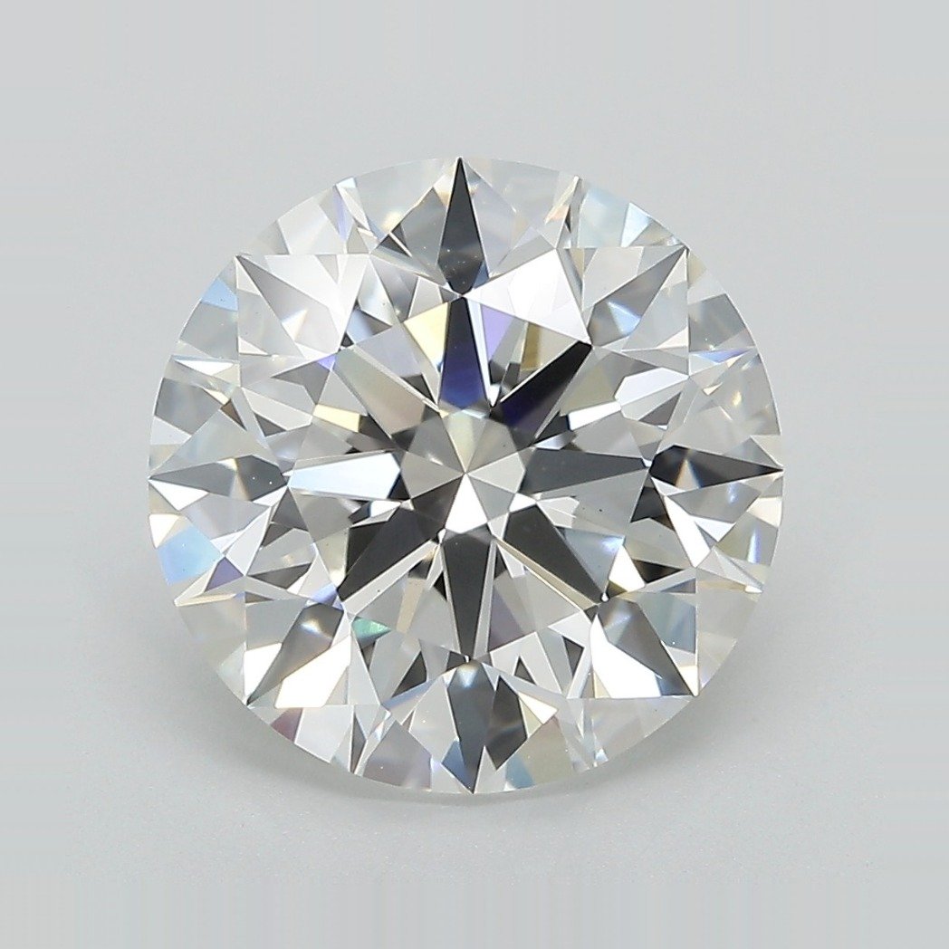 5.93ct F VS1 Rare Carat Ideal Cut Round Lab Grown Diamond