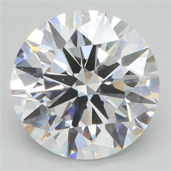 3.50ct E VS2 Rare Carat Ideal Cut Round Lab Grown Diamond