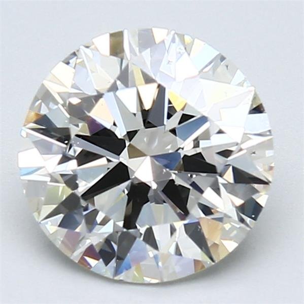 2.03ct J VS2 Rare Carat Ideal Cut Round Diamond