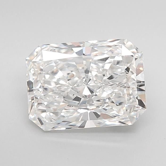 2.55ct E VS1 Rare Carat Ideal Cut Radiant Lab Grown Diamond