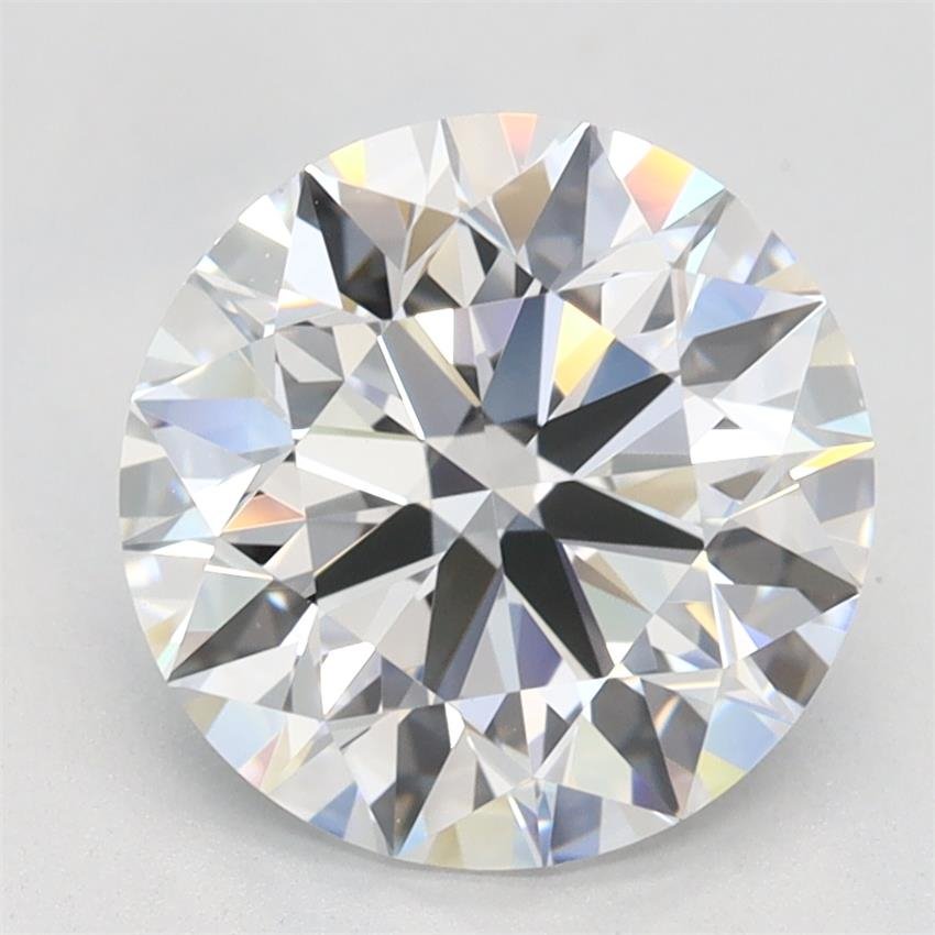 2.43ct D VVS1 Rare Carat Ideal Cut Round Lab Grown Diamond