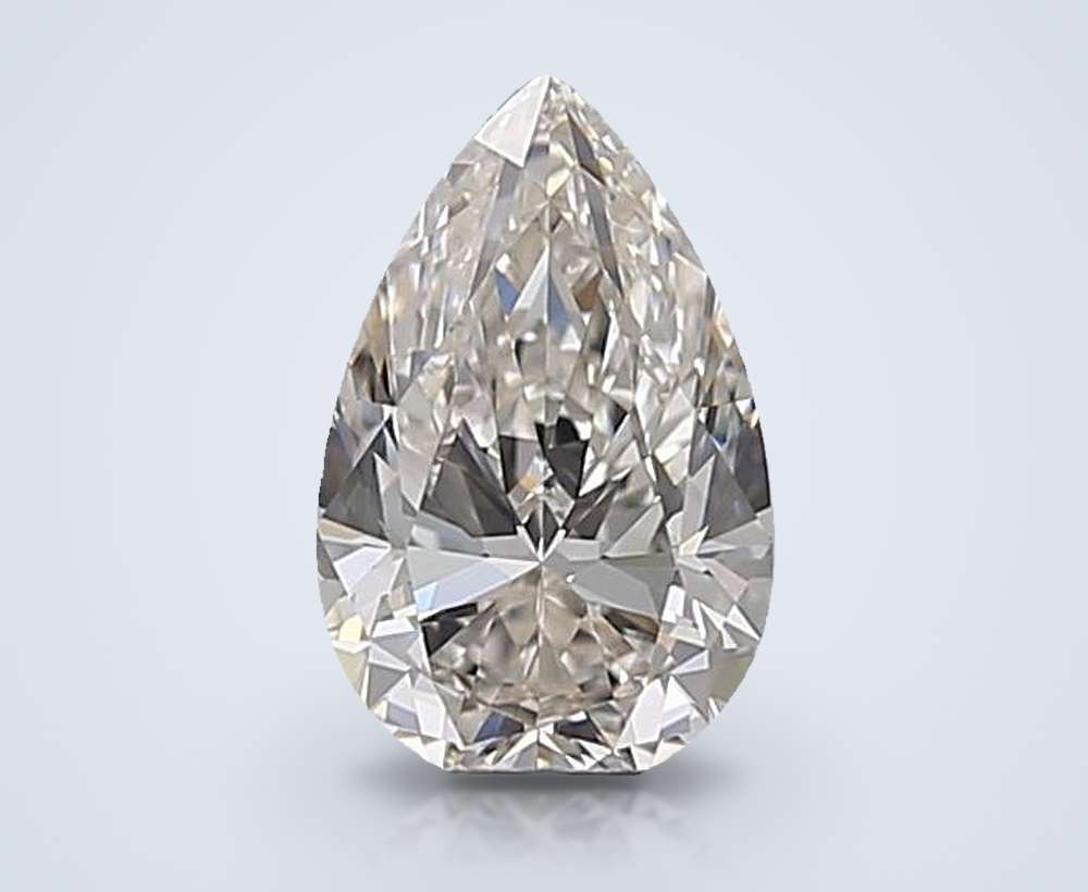 0.90 Carat Pear Natural Diamond