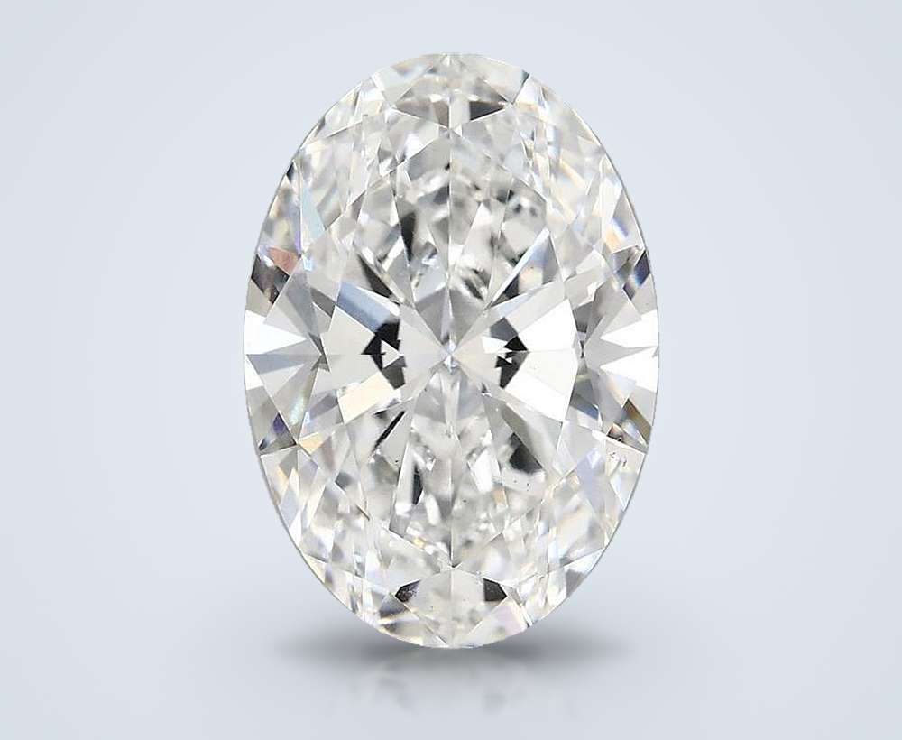 3.92 Carat Oval Lab Diamond