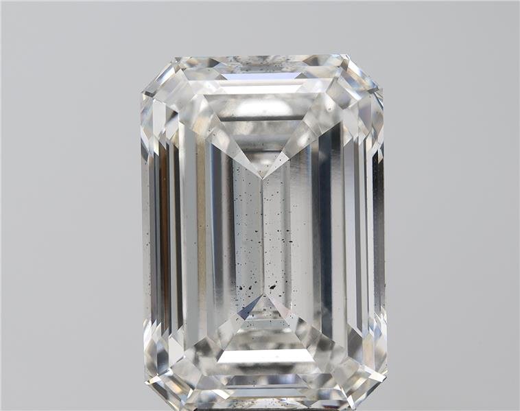 10.36ct H SI1 Rare Carat Ideal Cut Emerald Lab Grown Diamond