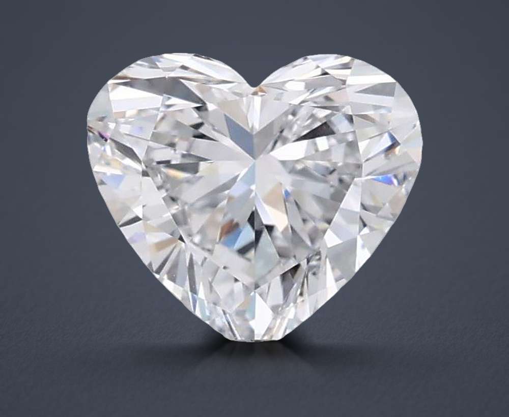 1.00 Carat Heart Lab Diamond