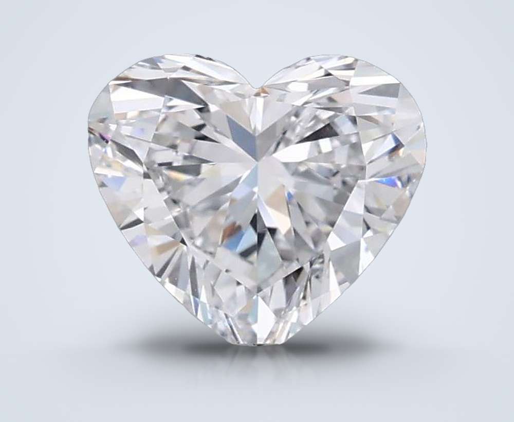 1.00 Carat Heart Lab Diamond