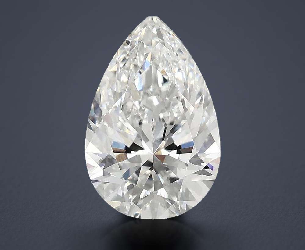 2.58 Carat Pear Lab Diamond