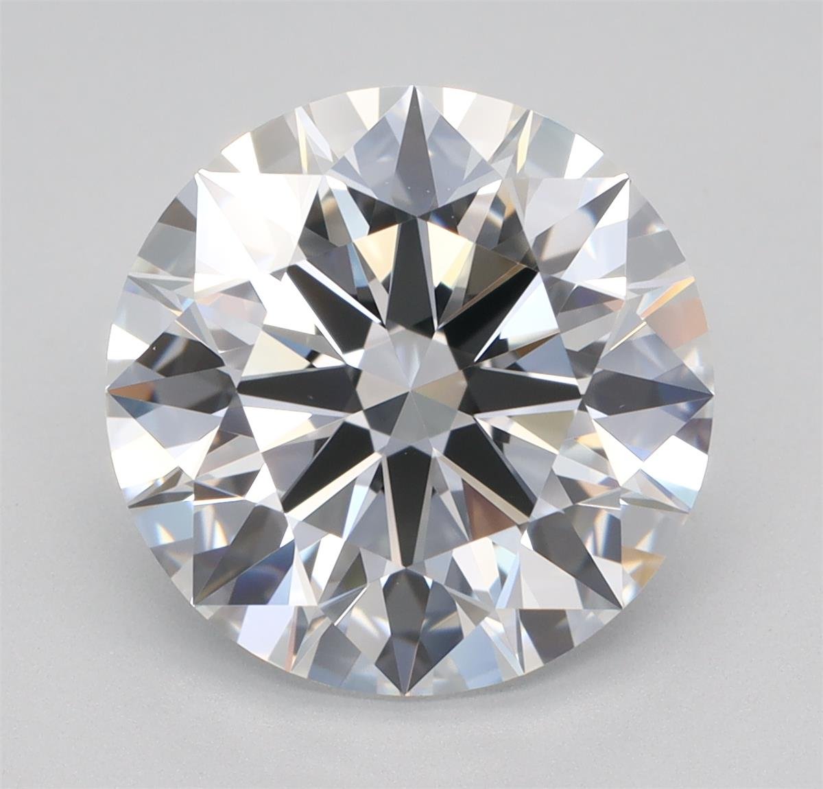 4.06ct E VVS2 Rare Carat Ideal Cut Round Lab Grown Diamond