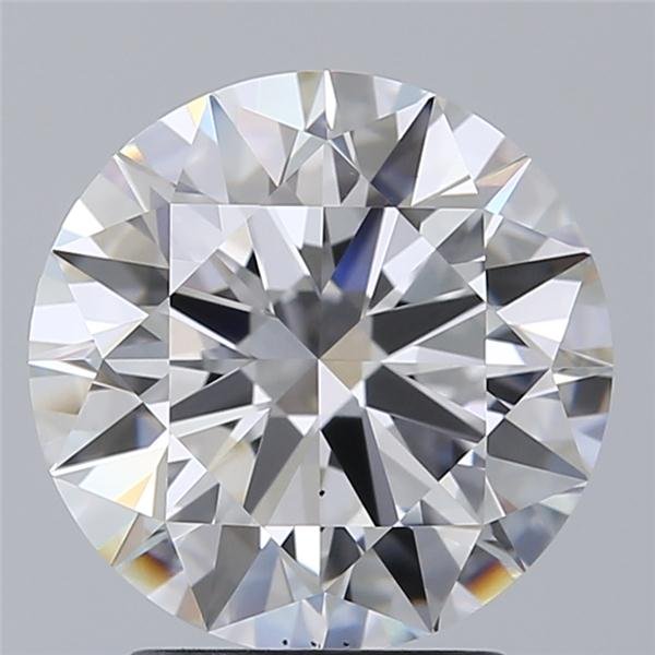 2.35ct D VS2 Rare Carat Ideal Cut Round Lab Grown Diamond