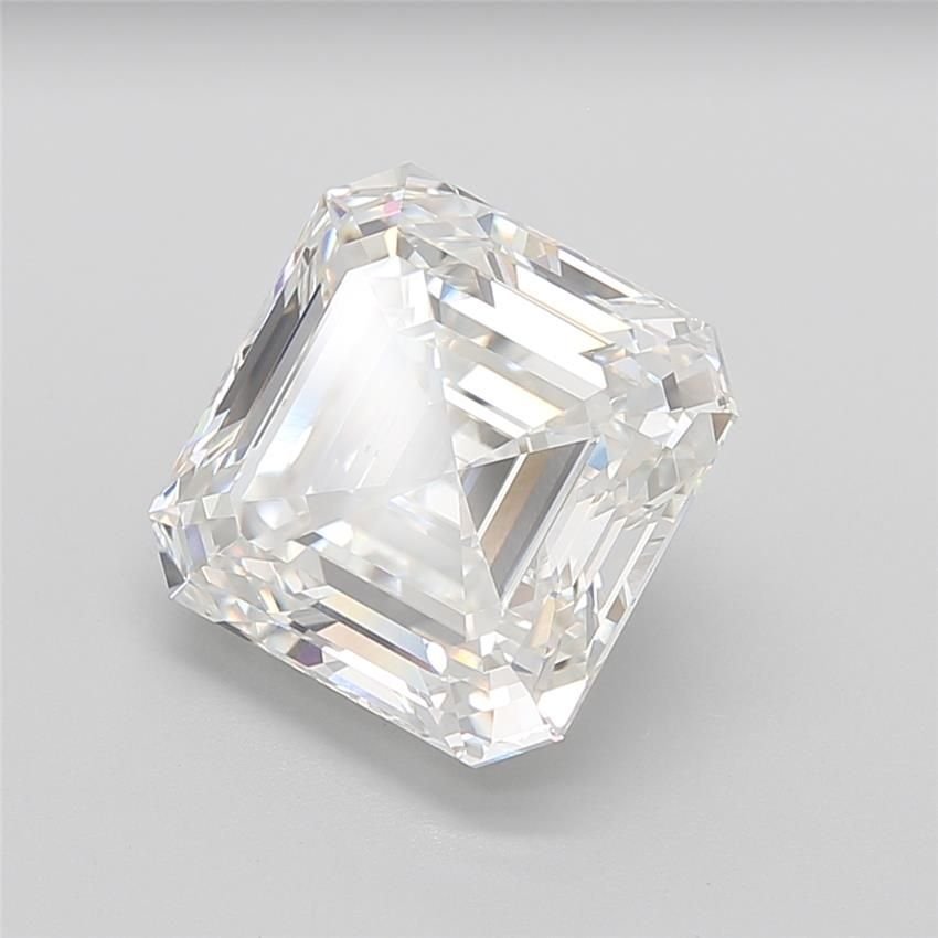 10.30ct F VVS2 Rare Carat Ideal Cut Asscher Lab Grown Diamond