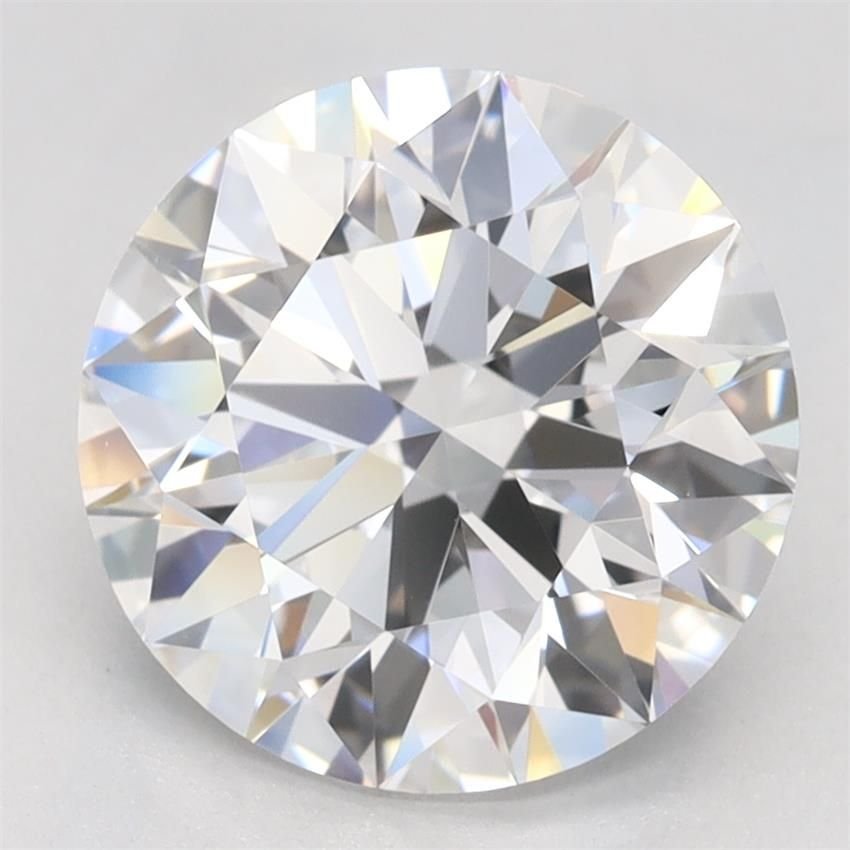 2.79ct D VVS1 Rare Carat Ideal Cut Round Lab Grown Diamond