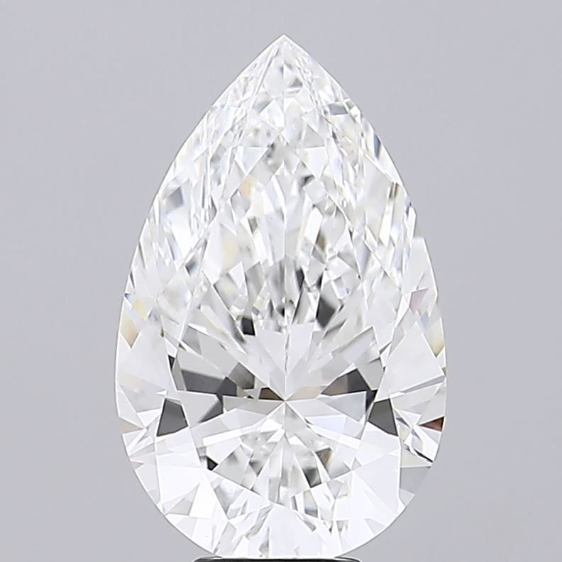 8.55ct E VVS2 Rare Carat Ideal Cut Pear Lab Grown Diamond