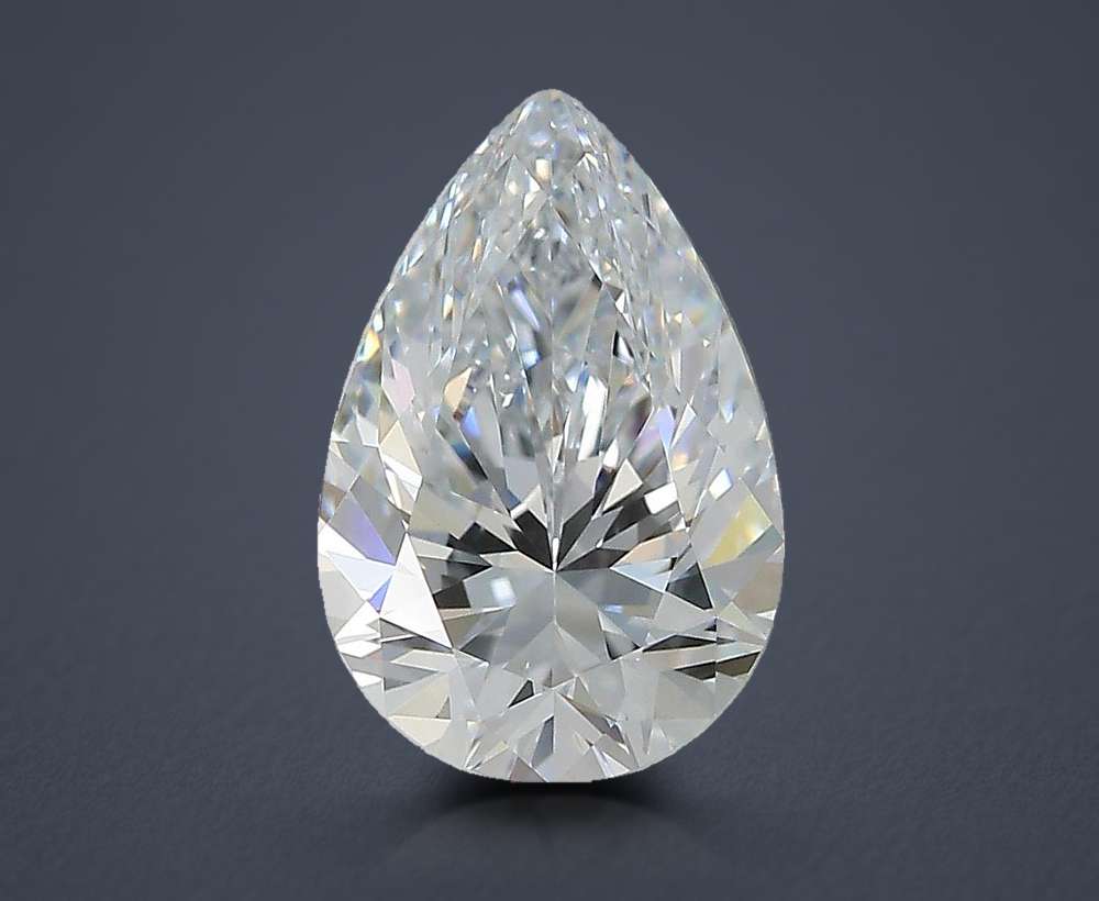 2.54 Carat Pear Lab Diamond
