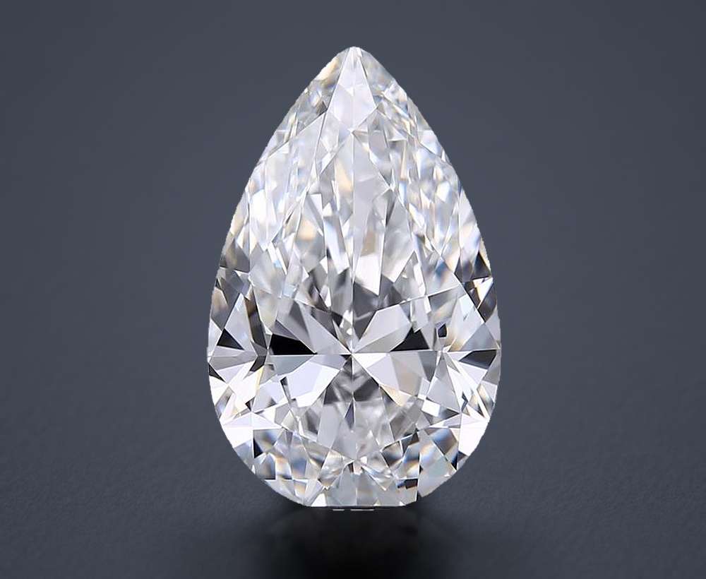2.53 Carat Pear Lab Diamond