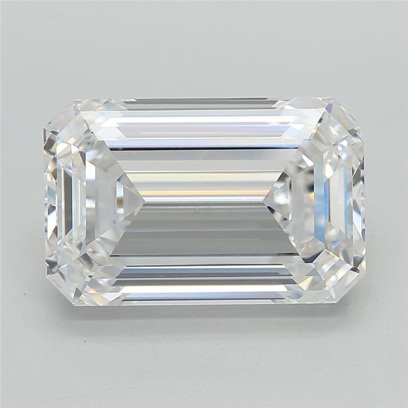 9.02ct E VS1 Excellent Cut Emerald Lab Grown Diamond