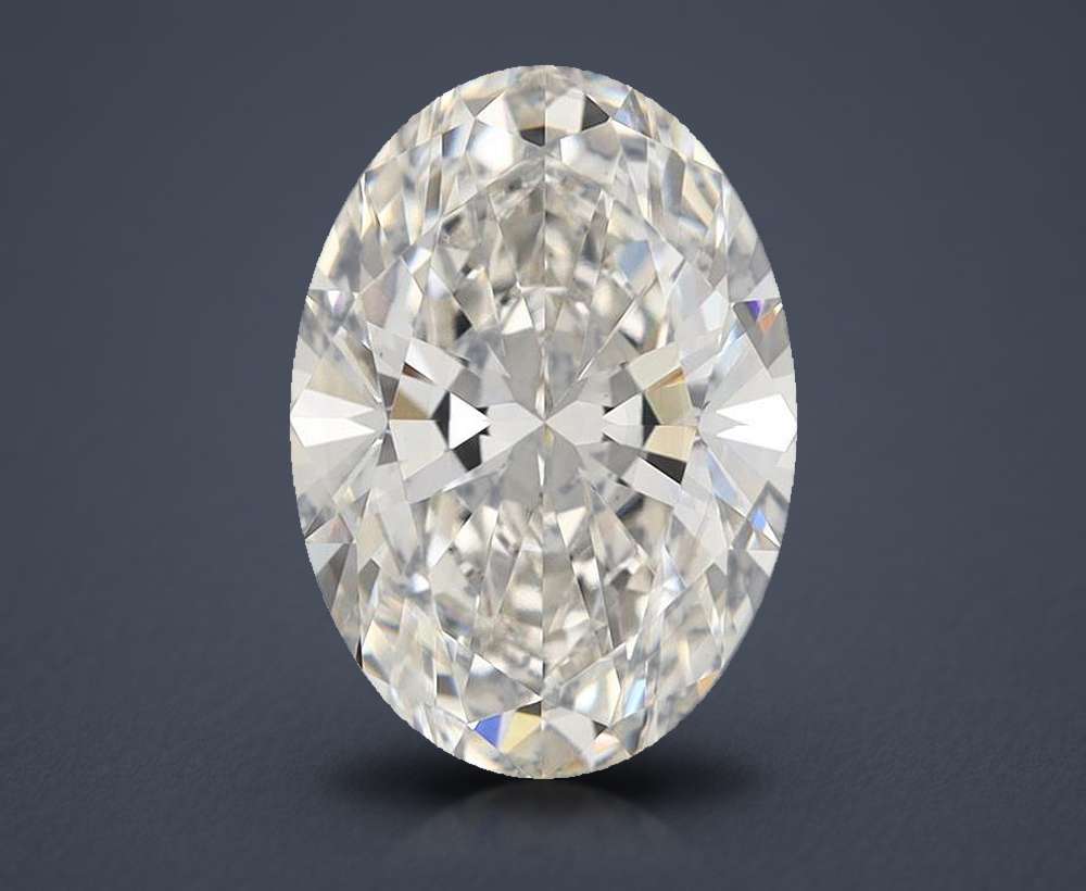 3.70 Carat Oval Lab Diamond