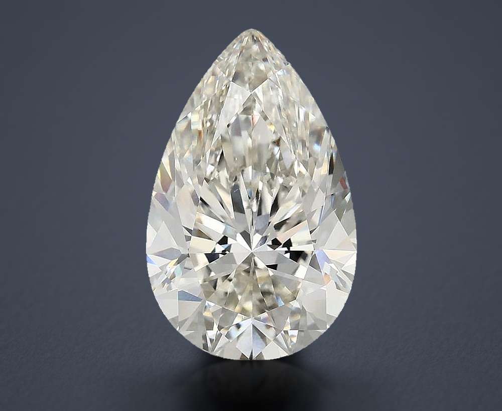 5.65 Carat Pear Lab Diamond