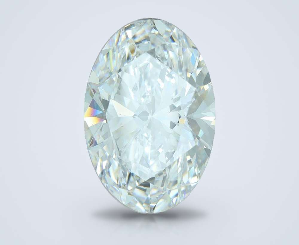 9.66 Carat Oval Lab Diamond