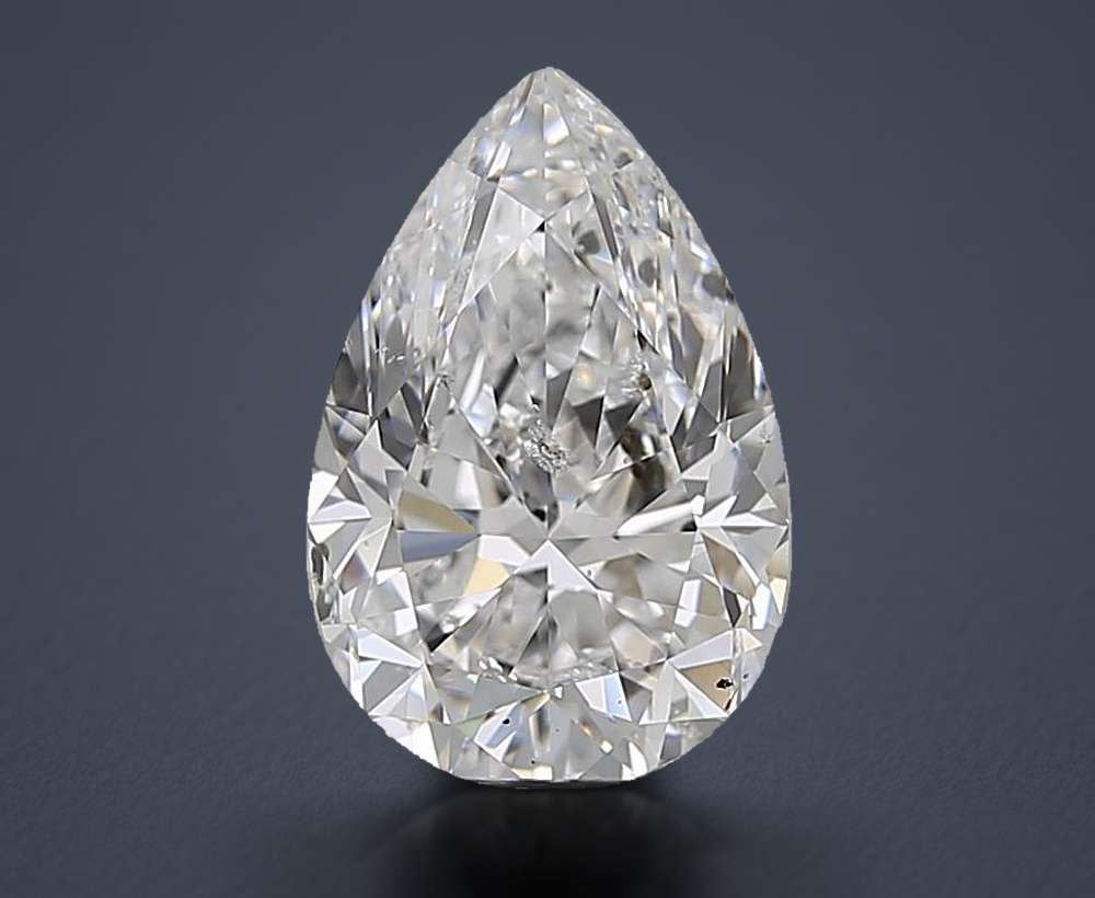 2.50 Carat Pear Natural Diamond