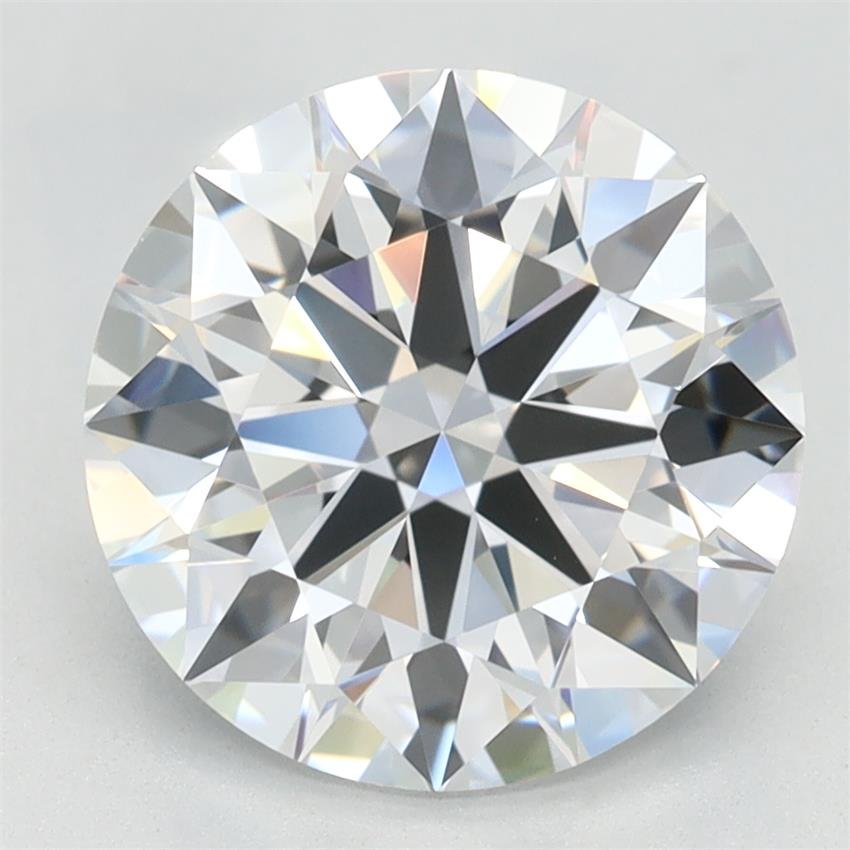 2.61ct D VVS1 Rare Carat Ideal Cut Round Lab Grown Diamond