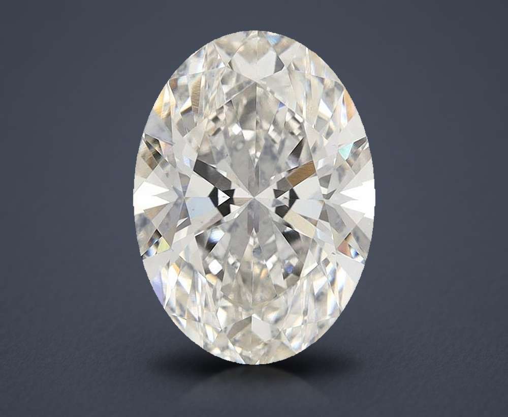 3.70 Carat Oval Lab Diamond