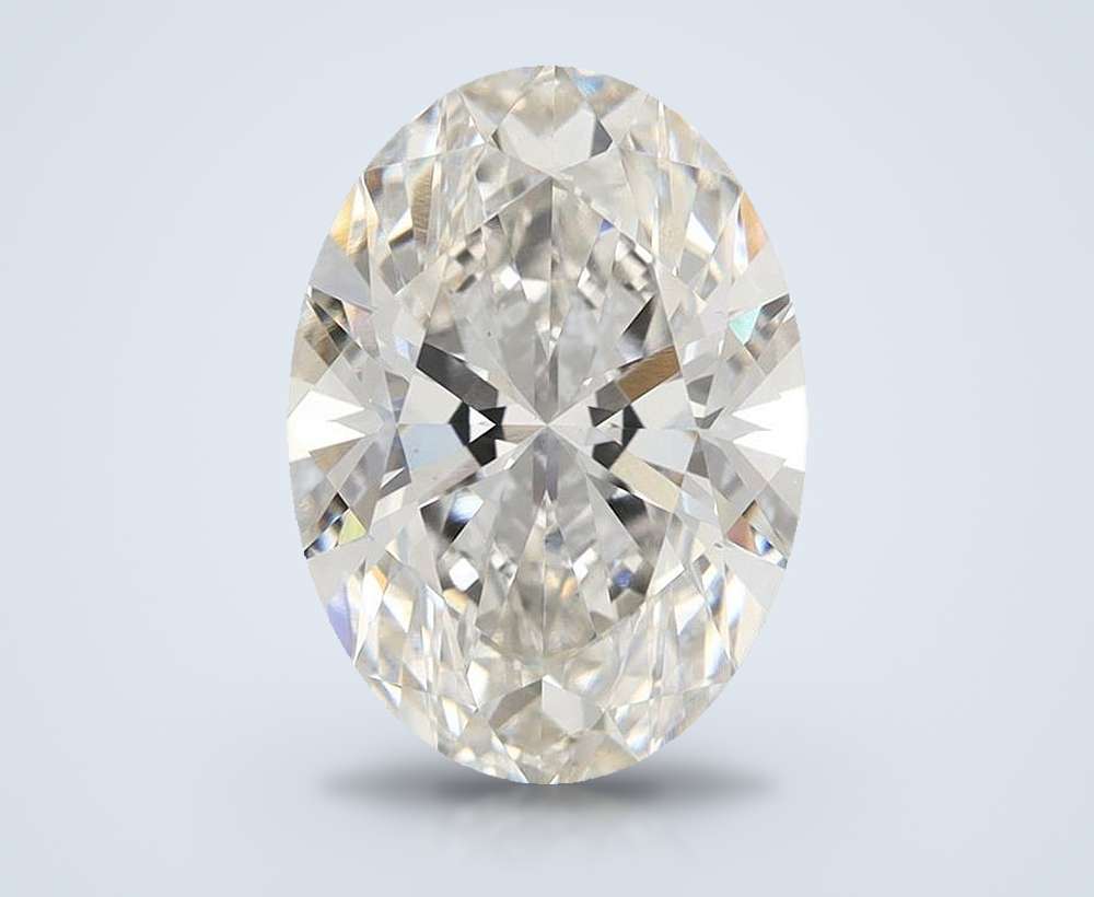3.70 Carat Oval Lab Diamond