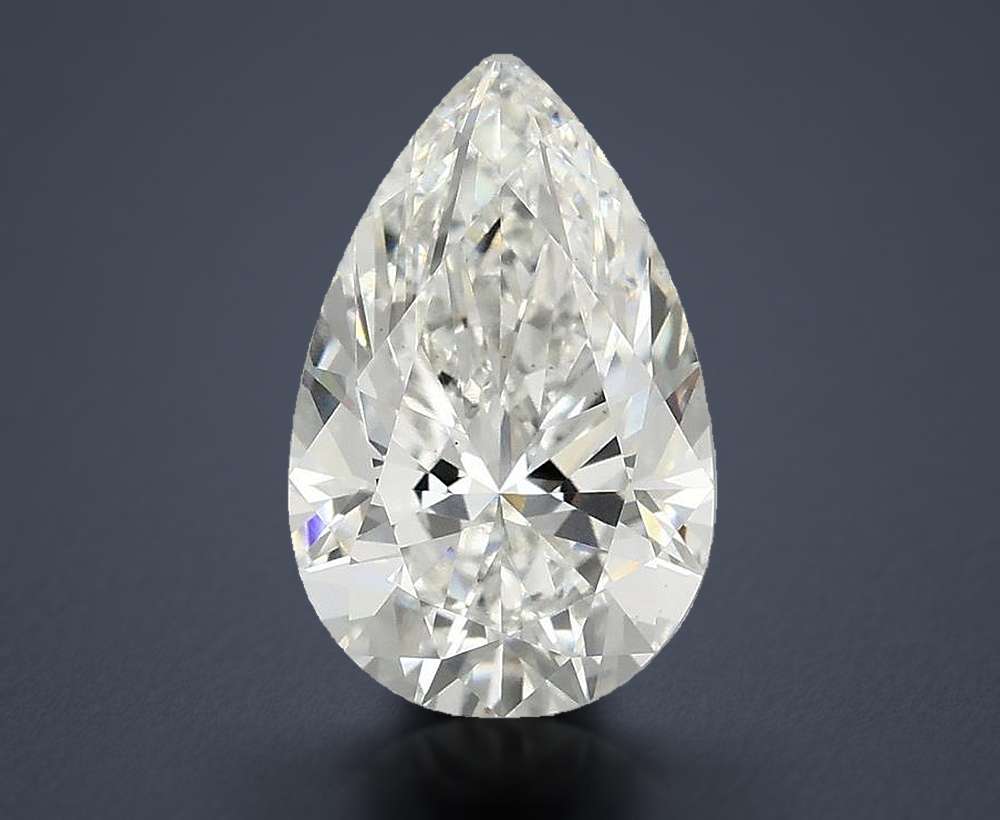 2.70 Carat Pear Lab Diamond
