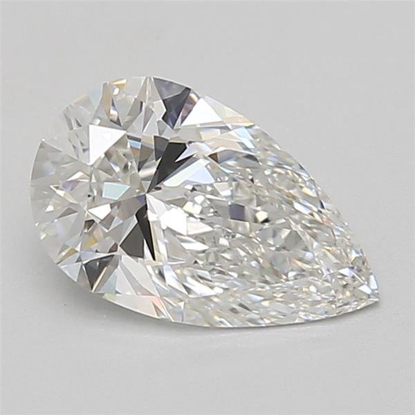 1.65ct F VVS2 Rare Carat Ideal Cut Pear Lab Grown Diamond