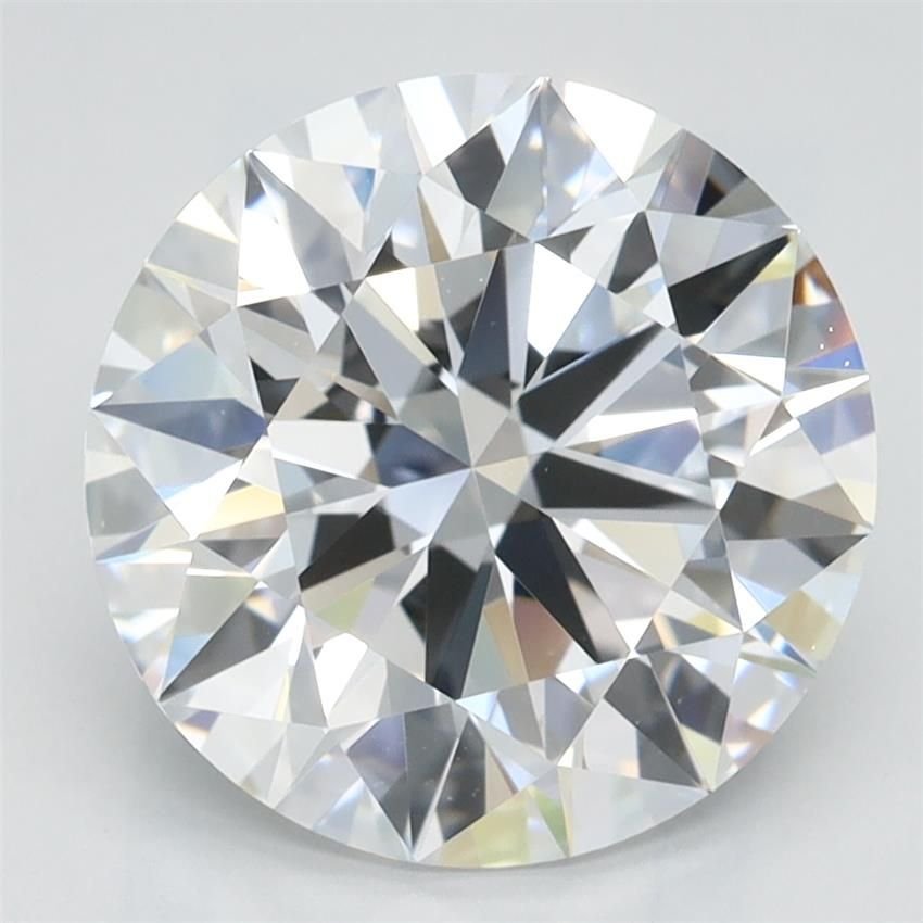 3.21ct D VVS1 Rare Carat Ideal Cut Round Lab Grown Diamond