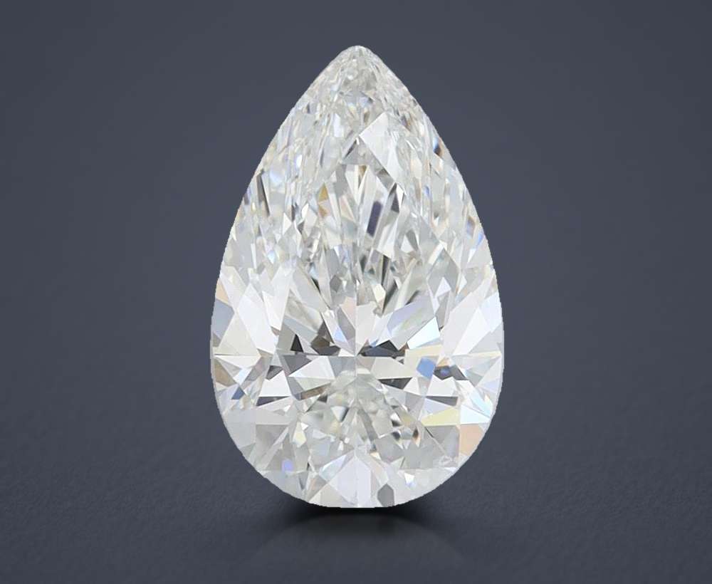 1.34 Carat Pear Lab Diamond