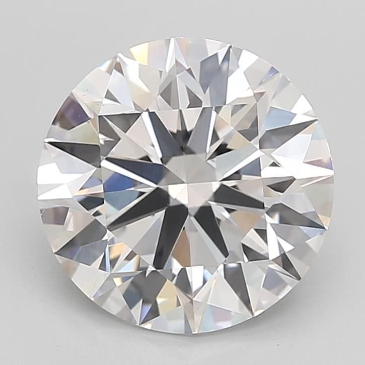 3.45ct E VS1 Rare Carat Ideal Cut Round Lab Grown Diamond
