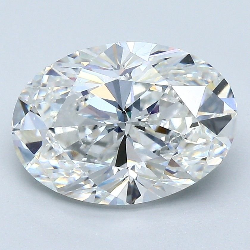 3.01ct F VVS2 Very Good Cut Oval Diamond
