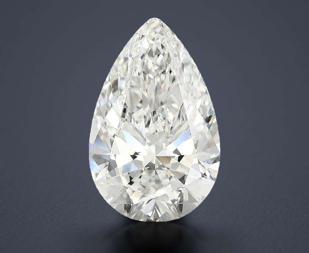 9.39 Carat Pear Lab Diamond