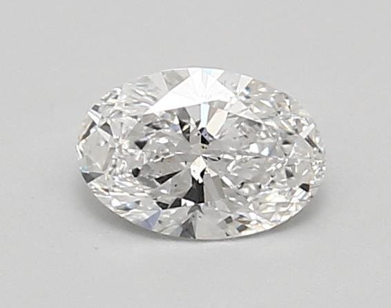 0.64ct D SI1 Rare Carat Ideal Cut Oval Lab Grown Diamond